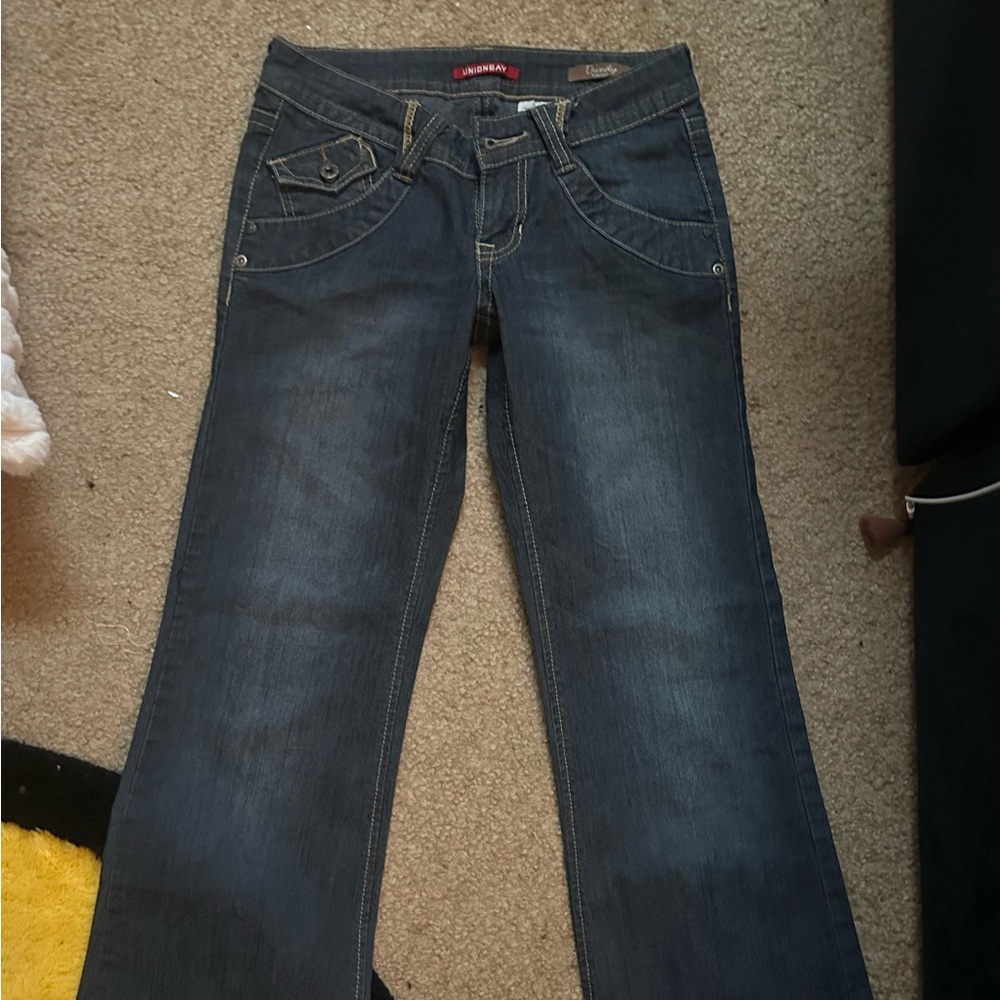 UNIONBAY Dark Blue Flare Jeans